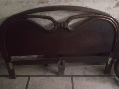 wood bed
