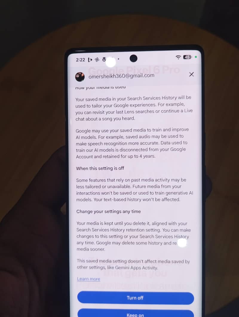 Google Pixel 6 Pro 6