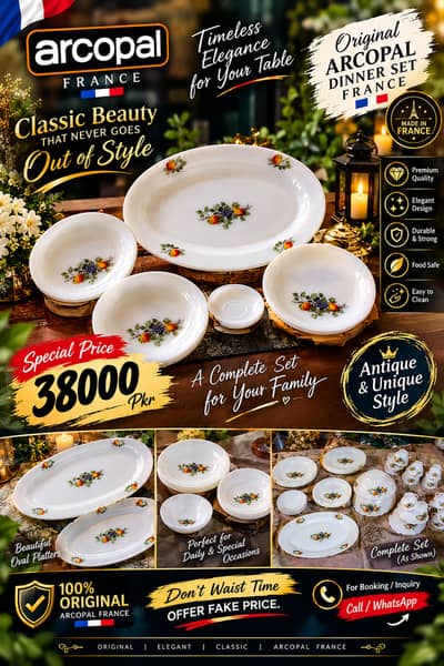 Arcopal Dinner set France