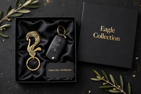 luxury Eagle Blue eye key chain