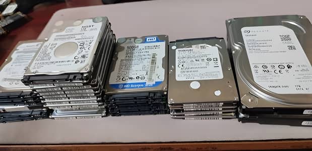 1TB 500GB Hard Disk/Hard Drive HDD + 128GB SSD 100% Health Laptop PC