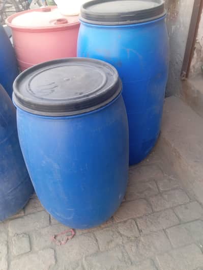 A branded plastic tank