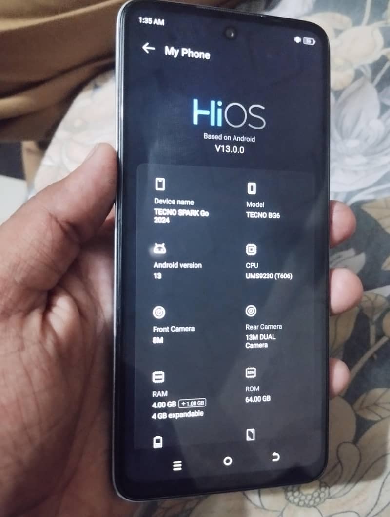 Tecno Spark Go 0