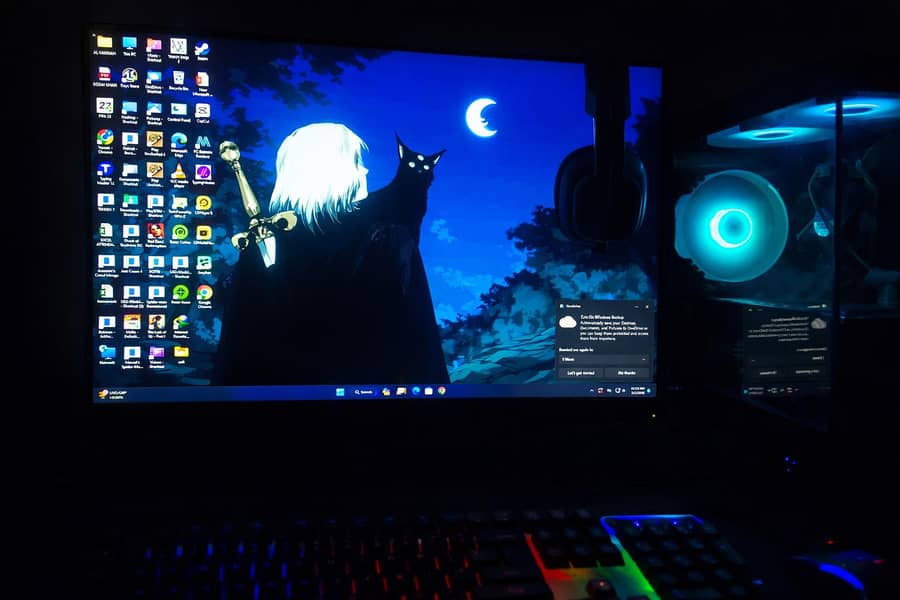 Gaming full pc setup for sell 0