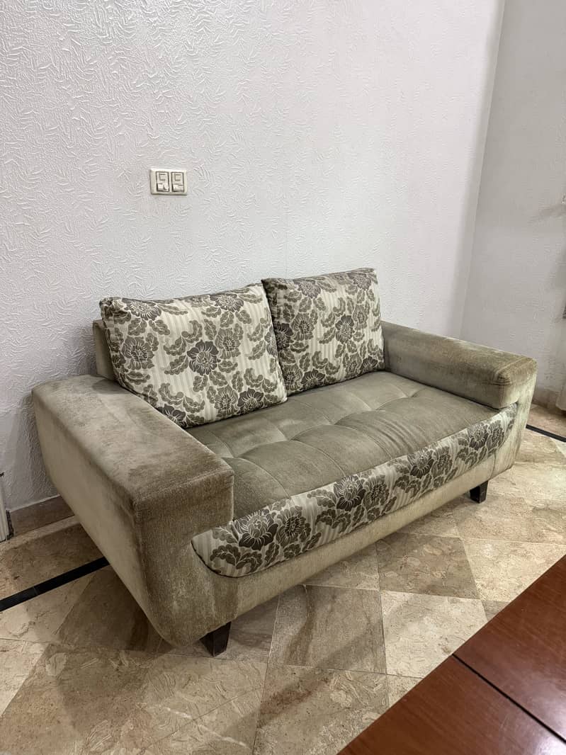 Well maintained sofa set 2
