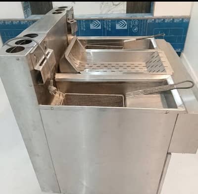 Mughal Mutto Double Deep Fat Fryer 16+16 Liter - 4 Month Used - Lahore