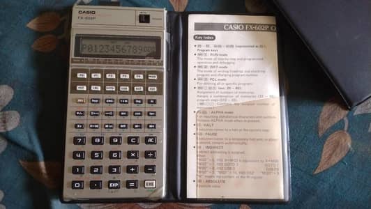 casio fx 602P -hp 32Sll hp sinclair-casio-canon-commodore