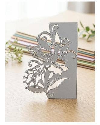 1 PCS Hummingbird Border Frame Metal Cutting Die – Decorative Edger Stencil Template for DIY Paper Crafting, Photo Album Scrapbooking, Card Making & Embossing R6189