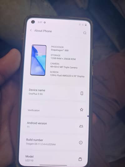 One Plus 9 5g.   12/256 GB. All ok  Exchange possible only phone ha