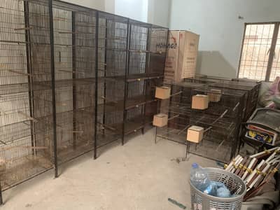 4 portion and 2 portion cages for sale