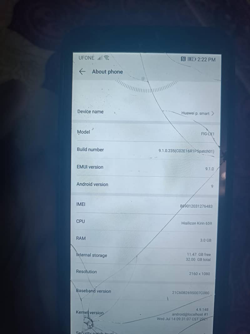 Huawei p smart 1