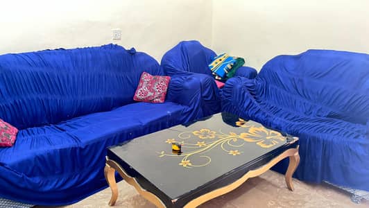 7 Seater Sofa Set With Brand-new Cover Urgent Sale  3/2/1 Set