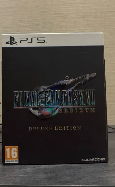 Final Fantasy 7 VII Rebirth Deluxe Edition PS5 Steelbook
