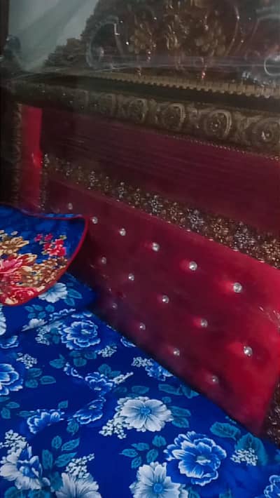king size iron bed