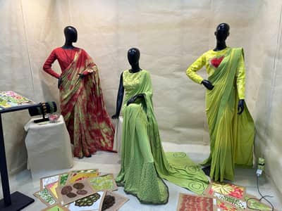 Selling Tie and Dye Sarees