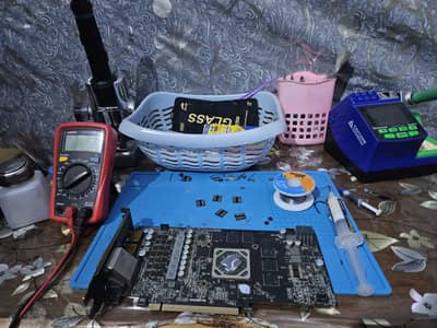 Graphic Card GPU repairing Service Amd GTX Nvidia Quadro Rtx Artifacts