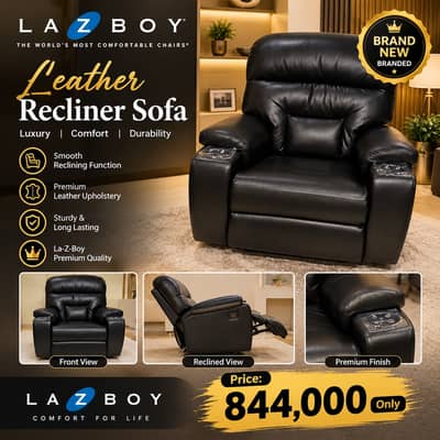Brand New La-Z-Boy Leather Recliner Sofa | Luxury Comfort