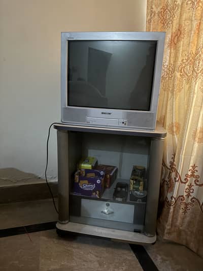 Tv with trolly