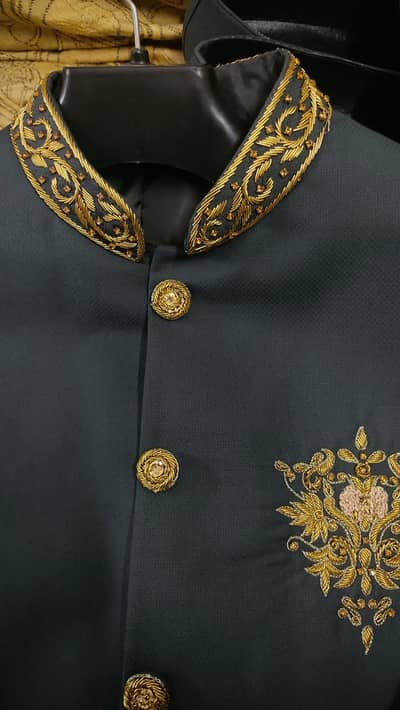Mens Prince Coat and Suit with Shoes Embroided