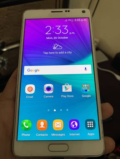 Samsung Mobile Note4, 3/32gb pta approved 03117738176