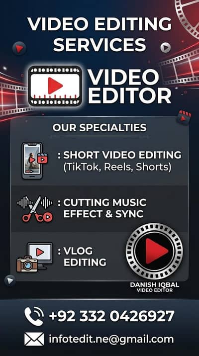 video Editing short video Instagram tikTok youtube Reels