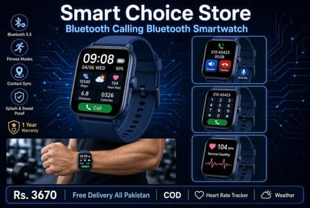 Bluetooth Calling Watch - Rs. 3670 Only