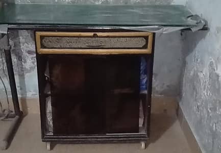 wooden iron stands