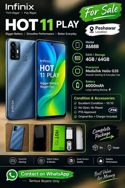 Infinix Hot 11 Play