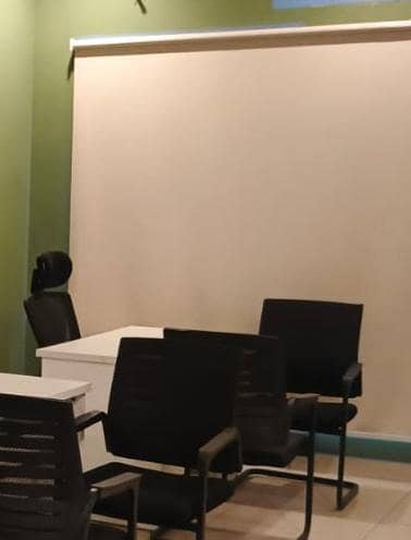office blinds 3 piece size 8 by 7 feet