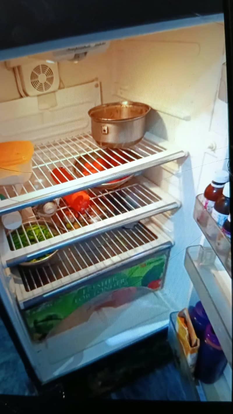 Dawlance black fridge 2