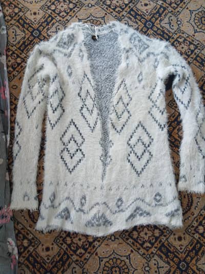Soft Fuzzy  Open Front Sweater