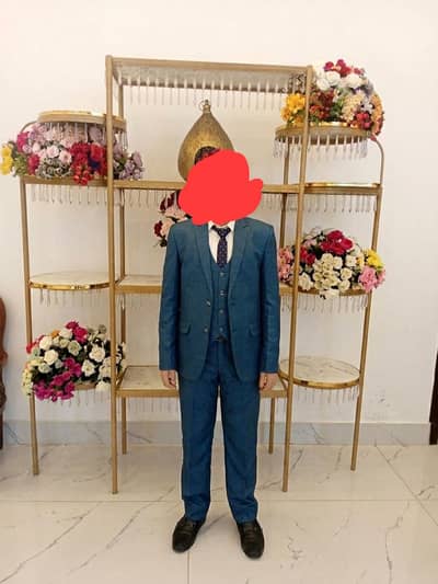 blue colour pant coat
