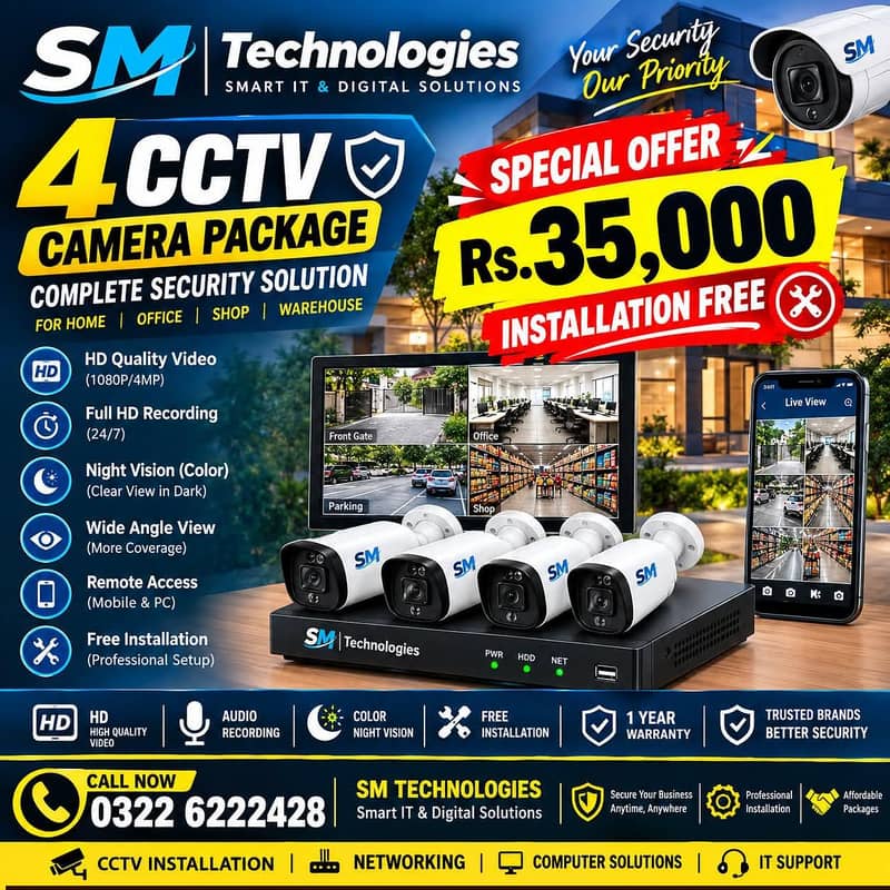 SM technology Expert CCTV installations 0
