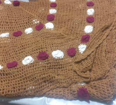 Handmade double Bedsheet with two pillow
