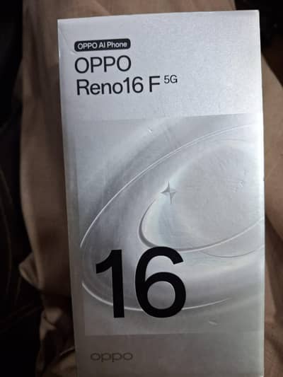 OPPO Reno 16f 5g just box open not use