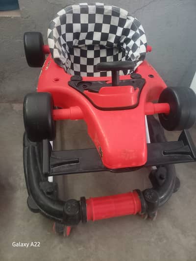 Baby walker and bouncer rocker