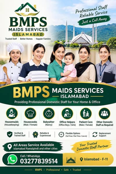 Maidsservices,Cooks,Drivers,PatientCare,BabyCare,Home Staff Available