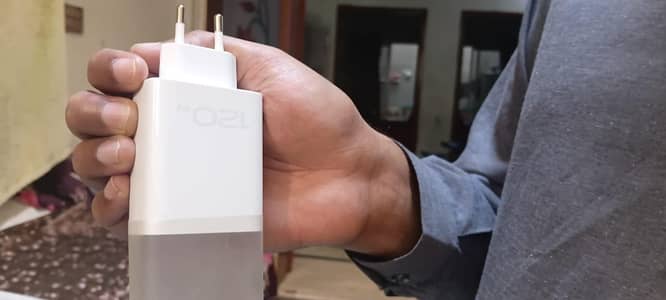 100% Original Vivo iQOO 120W FlashCharge GaN Type C Fast Charger
