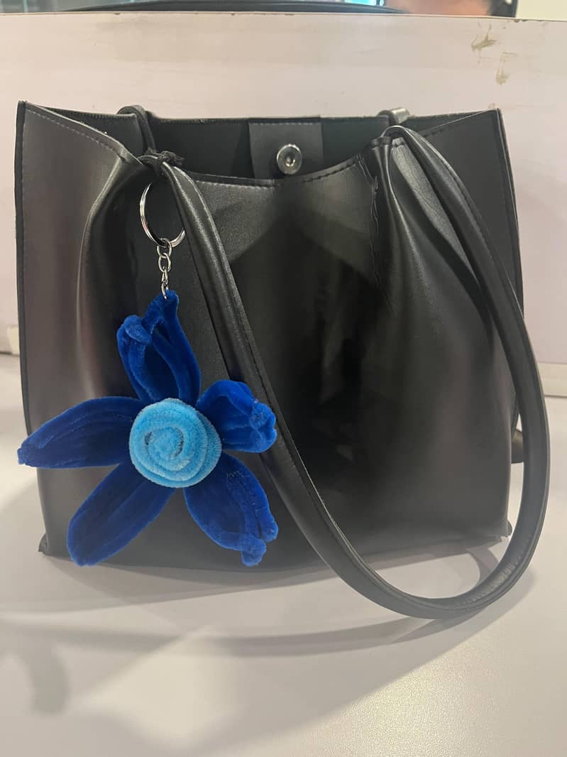 Black leather bag 1