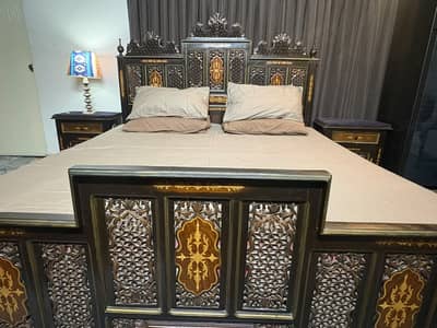 Bed Set + Dressing + Side Tables for Urgent Sale