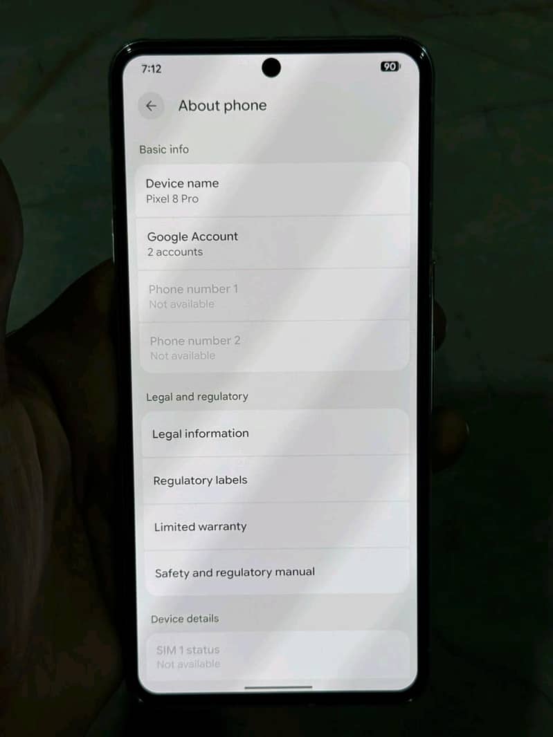 Google Pixel 8 Pro 7