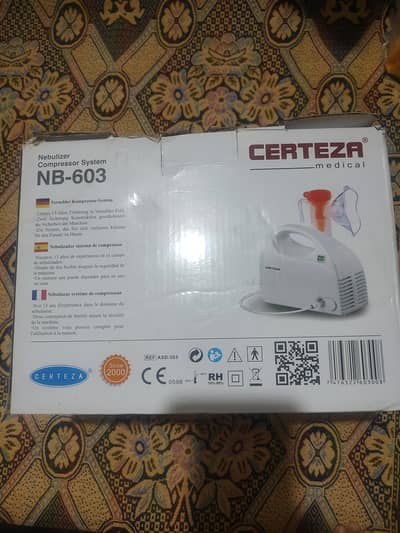 Certeza Nebulizer Machine For sale only 2 3 times used