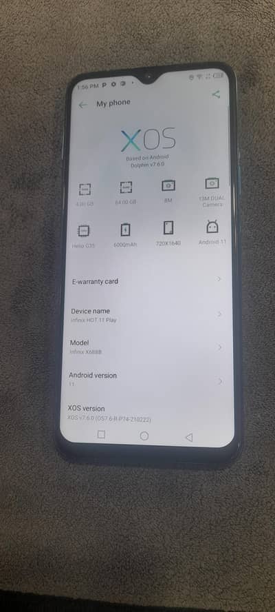 Infinix Hot 11 Play contact 03225263989