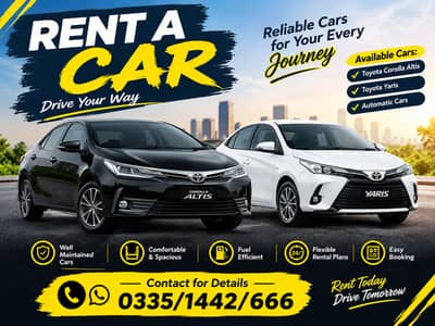 Rent Altis | Yaris ||SS Rent a Car|Not For Indrive&Yango