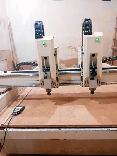 Used DOUBLE HEAD CNC ROUTER MACHINE