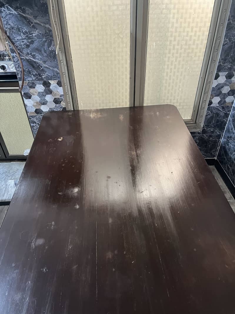 DINING TABLE WITH 6 CHAIRS 7