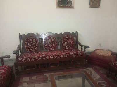 two sofa set of 5 seater 2 three seater and four one seater