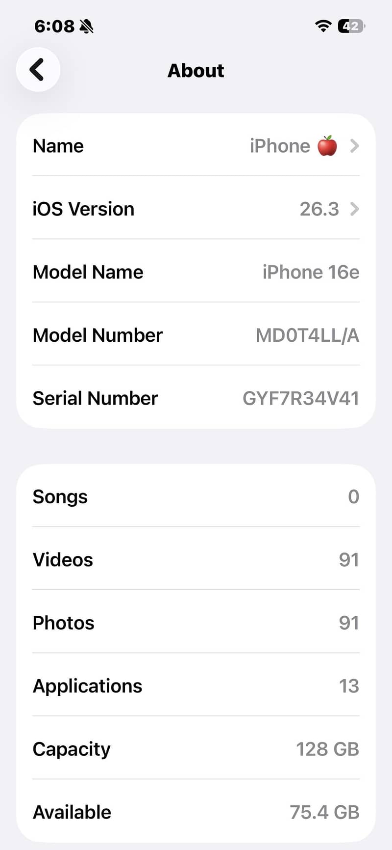 Apple iPhone 16e 2