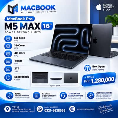 MacBook pro M5 Max 16”