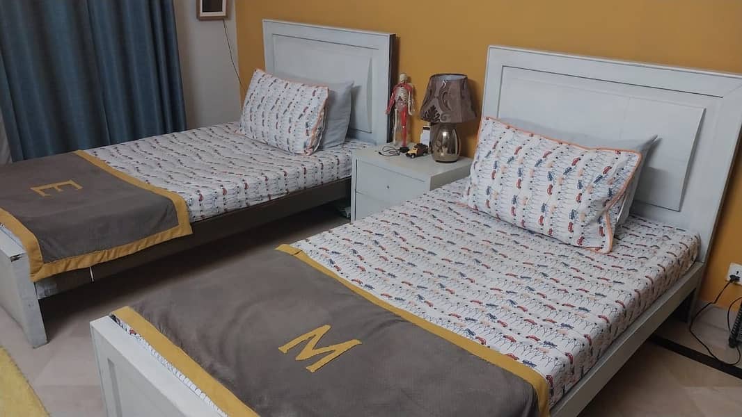 Two single beds 4